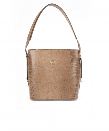 کیف دوشی چرم طبیعی زنانه منط Mante کد B267C