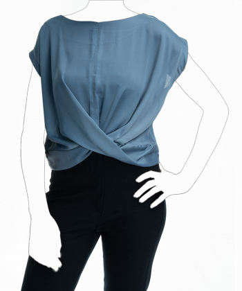 بلوز کوتاه زنانه ورساچه جینز Versace Jeans کد vzw097