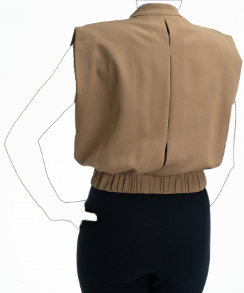 بلوز کوتاه زنانه ورساچه جینز Versace Jeans کد vzw100