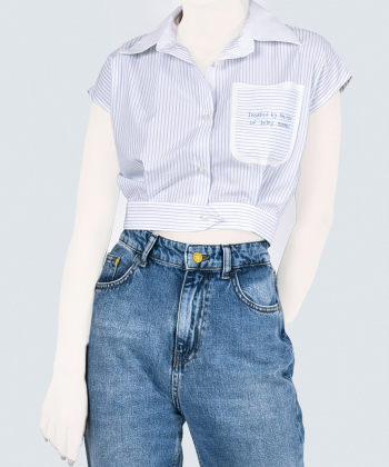 شومیز کوتاه زنانه بادی اسپینر Body Spinner کد 5561