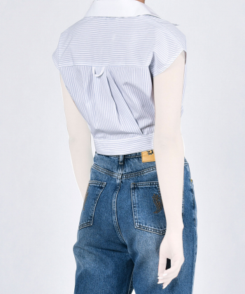 شومیز کوتاه زنانه بادی اسپینر Body Spinner کد 5561