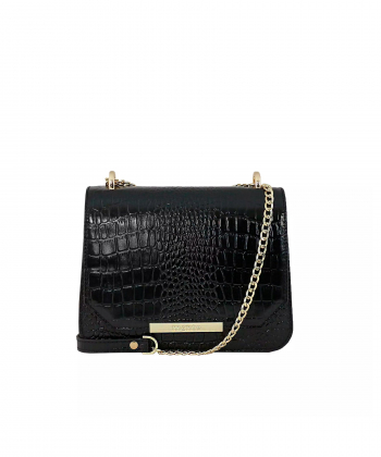 کیف دوشی زنانه چرم طبیعی منط Mante کد 4070C