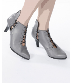 کفش پاشنه بلند زنانه چرم طبیعی شهر چرم Leather City کد SI0010