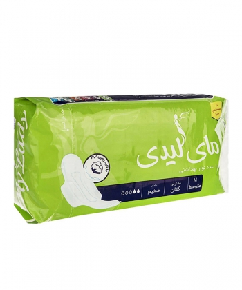 نوار بالدار کتانی سبز مای لیدی My Lady بسته 10 عددی