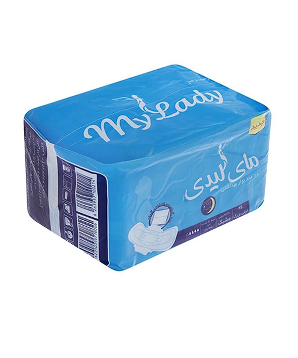 نوار بالدار مشبک آبی مای لیدی My Lady بسته ده عددی