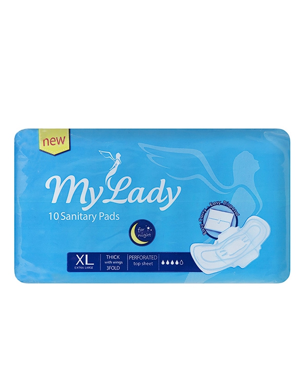 نوار بالدار مشبک آبی مای لیدی My Lady بسته ده عددی