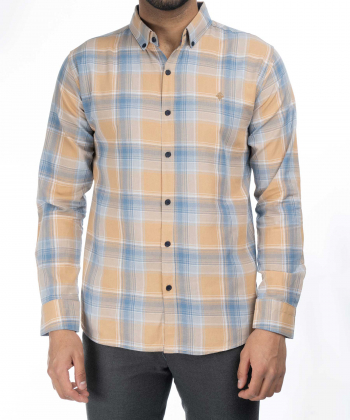 پیراهن چهارخانه مردانه بالون Balloon کد 5572