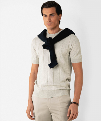 تیشرت بافت مردانه کروم Corum کد 2310601