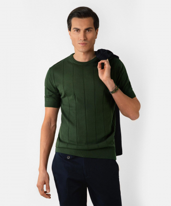 تیشرت بافت مردانه کروم Corum کد 2310601