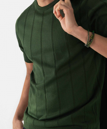 تیشرت بافت مردانه کروم Corum کد 2310601