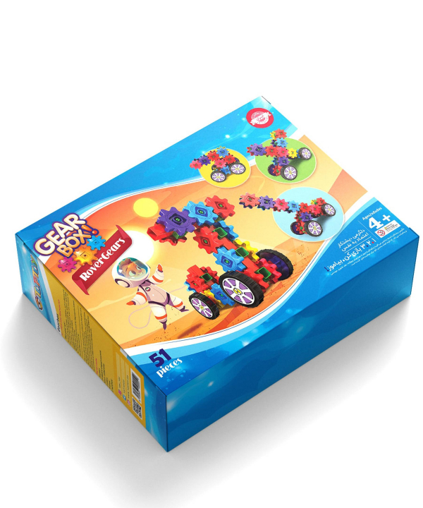 سازه‌ چرخ دنده ای تاپ توی Top Toy مجموعه 51 قطعه‌ای