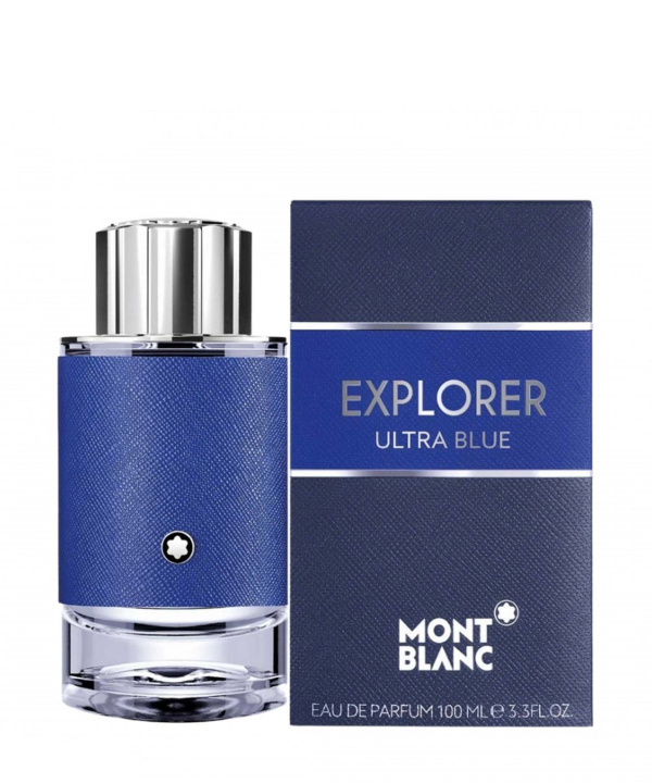 عطر مردانه مون بلان Mont Blanc مدل Explorer Ultra Blue حجم 100 میلی‌لیتر
