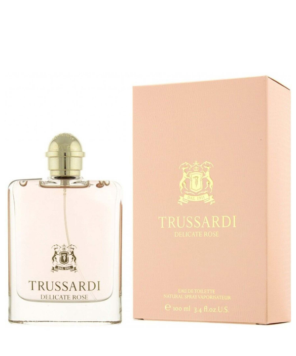 عطر زنانه تروساردی Trussardi مدل Delicate Rose حجم 100 میلی‌لیتر