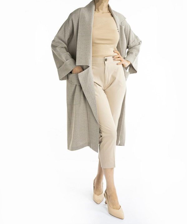 مانتو بلند پیرکاردین PierreCardin کد PO2400102200100195