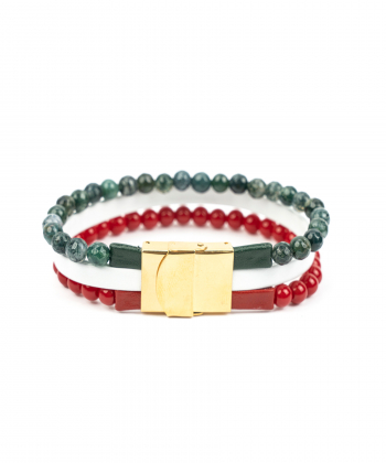 دستبند چرم طبیعی بیسراک Bisrak کد 131N