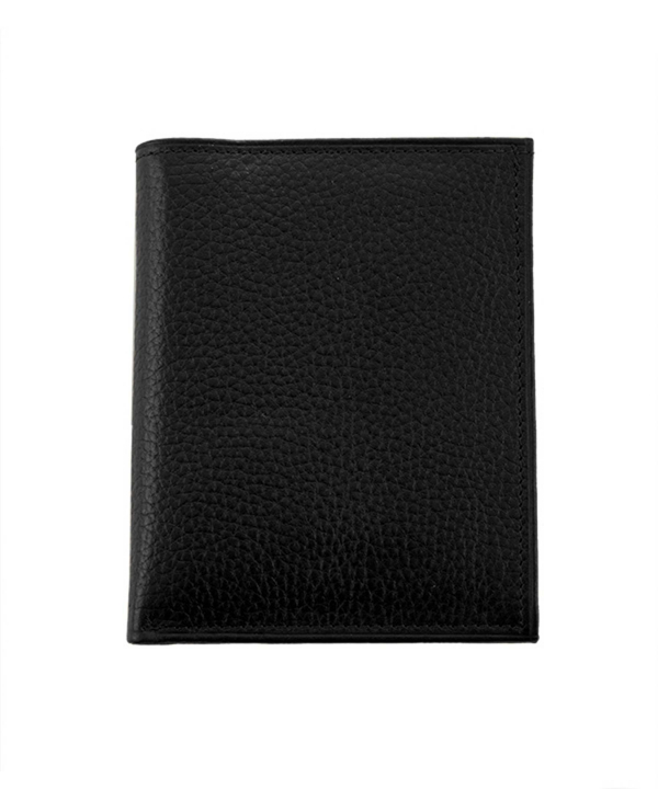 کیف پول مردانه قهوه ای چرم مشهد Mashhad leather مدل D5506