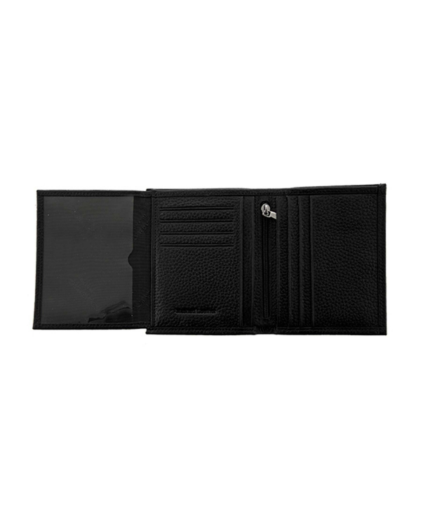 کیف پول مردانه قهوه ای چرم مشهد Mashhad leather مدل D5506