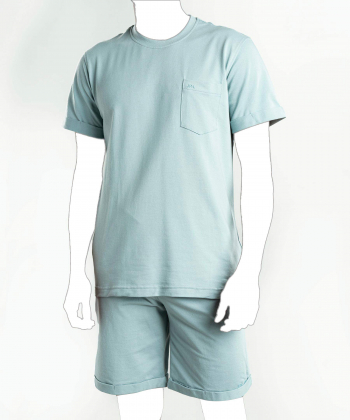 ست تیشرت و شلوارک راحتی مردانه جامه پوش آرا مدل 4021011401