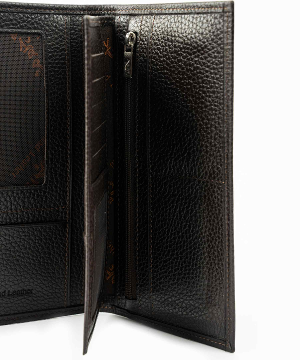 کیف پول مردانه چرم طبیعی چرم مشهد Mashad Leather کد D5074-091