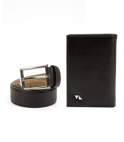 ست جیبی چرم طبیعی چرم مشهد Mashad Leather مدلU0017-091