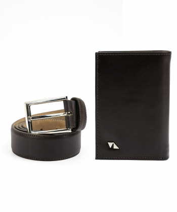 ست جیبی چرم طبیعی مردانه چرم مشهد مدل U0017