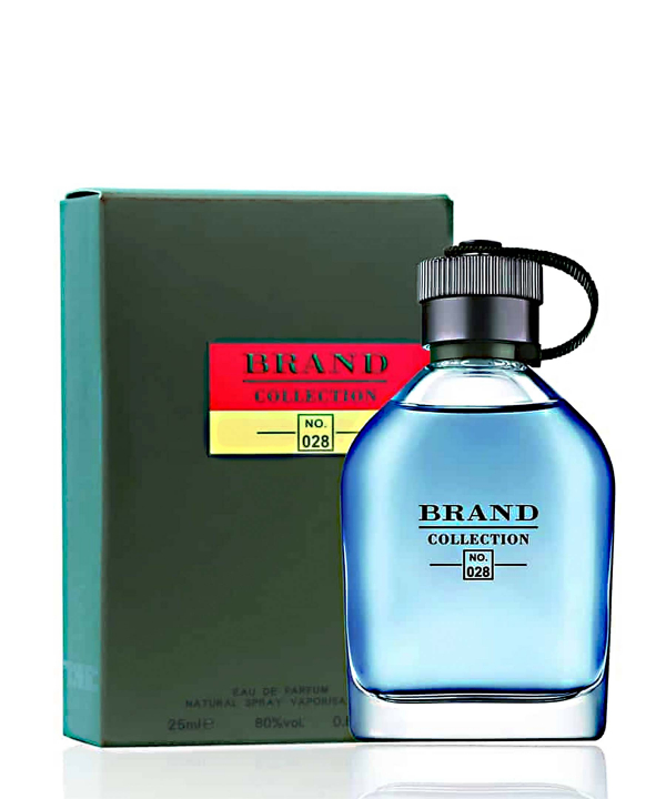 عطر جیبی مردانه برند کالکشن Brand Collection مدل هوگو باس 028 حجم 25 میلی لیتر