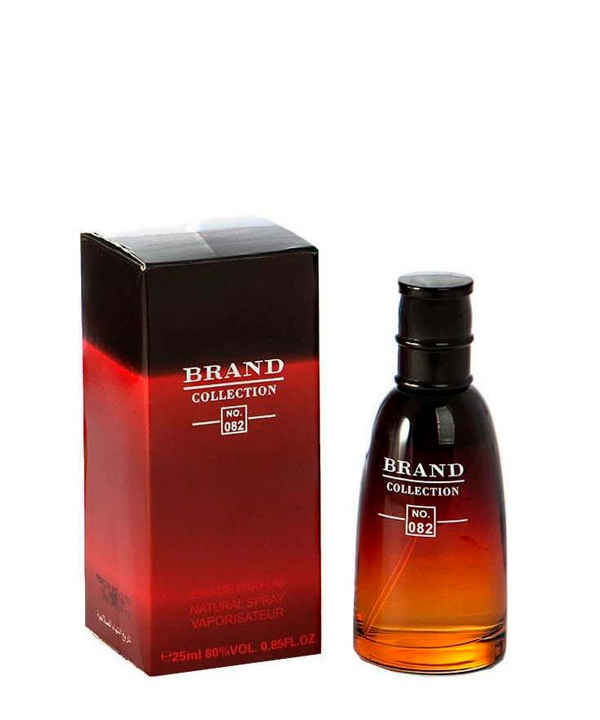 عطر جیبی مردانه برند کالکشن Brand Collection مدل دیور فارنهایت 082 حجم 25 میلی لیتر