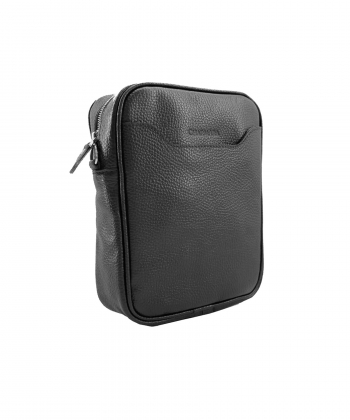 کیف دوشی چرم طبیعی مردانه چرم آرا مدل d079