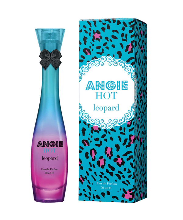 ست ادوپرفیوم و اسپری دئودورانت زنانه ریبول Rebul مدل Angie Hot Leopard حجم 50 میلی‌لیتر
