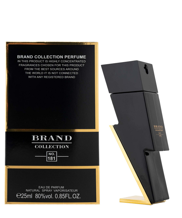 عطر جیبی مردانه برند کالکشن Brand Collection مدلCarolina Herrera Bad Boy حجم 25 میلی لیتر