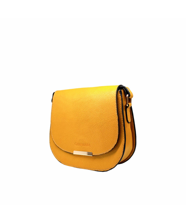 کیف دوشی چرم طبیعی زنانه چرم آرا CharmAra کد d060