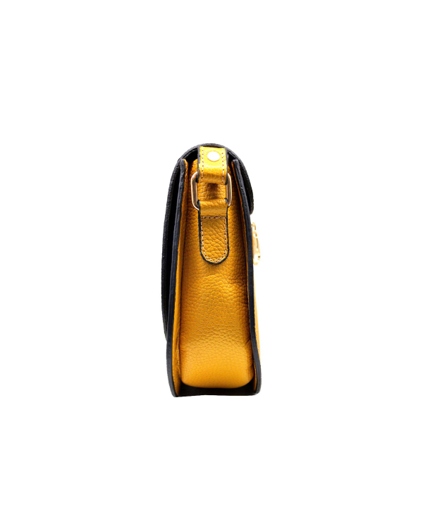 کیف دوشی چرم طبیعی زنانه چرم آرا CharmAra کد d060