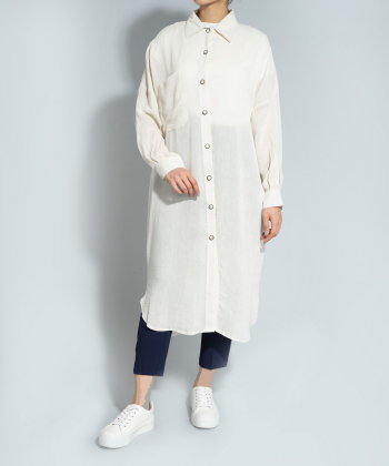 مانتو بلند زنانه تیارا مدل am-tia-302121034