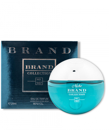 عطر جیبی مردانه برند کالکشن Brand Collection مدل Aqva Pour Homme 167 حجم 25 میلی لیتر