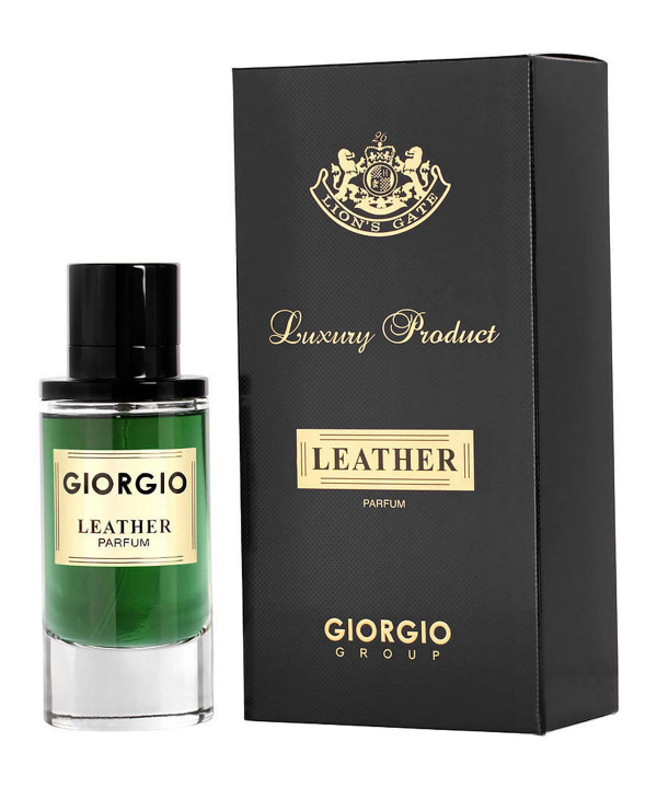 عطر مردانه جورجیو گروپ Giorgio Group مدل Leather حجم 88 میلی‌لیتر