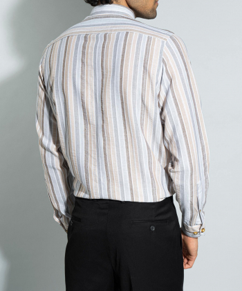 پیراهن راه راه مردانه ایندیگو Indigo کد 312042377