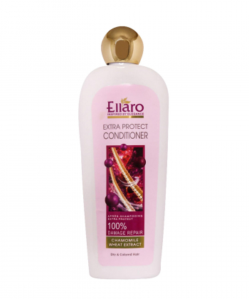 نرم کننده موهای خشک و رنگ شده الارو Ellaro مدل Extra Protect حجم 450 میلی لیتر