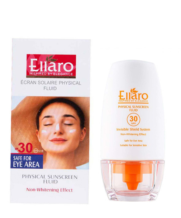 فلویید ضد آفتاب فیزیکال الارو Ellaro با +SPF30 حجم 50 میلی‌لیتر