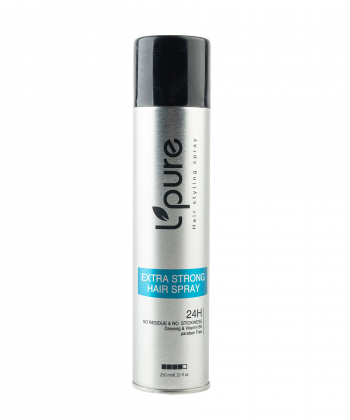 اسپری حالت دهنده مو لپیور Lpure مدل Extra Strong حجم 250 میلی لیتر
