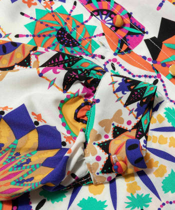 شومیز زنانه برنس Bornos مدل گلبو