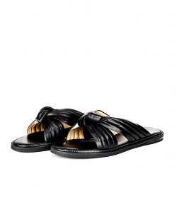 صندل چرم طبیعی زنانه چرم مشهد Mashad Leather کد J2601