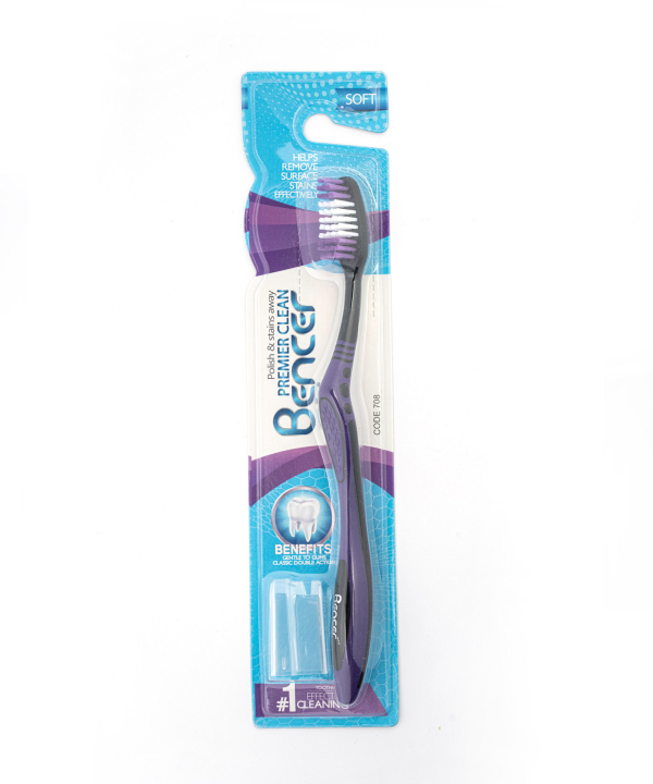 مسواک با برس نرم بنسر Bencer مدل Premier Clean 708