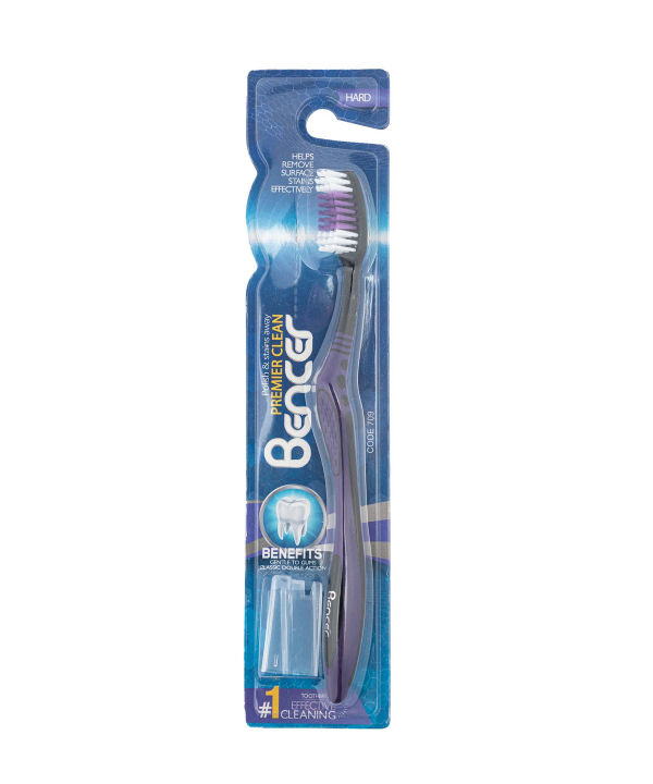 مسواک با برس سخت بنسر Bencer مدل Premier Clean