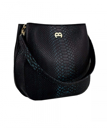 کیف دوشی چرم طبیعی زنانه منط مدل B219C