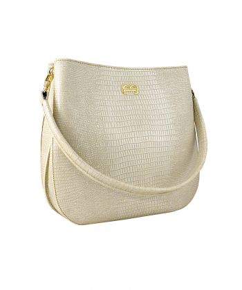 کیف دوشی چرم طبیعی زنانه منط مدل B219C