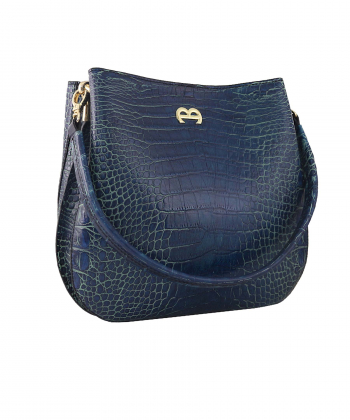 کیف دوشی چرم طبیعی زنانه منط مدل B219C