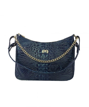 کیف دوشی چرم طبیعی زنانه منط مدل 4117C