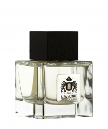 ادوپرفیوم مردانه آلفا مونته Alfa Monte مدل Monsieur Black حجم 100 میلی لیتر