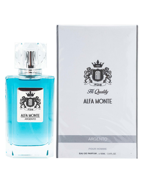 ادوپرفیوم مردانه آلفا مونته Alfa Monte مدل Argento حجم 100 میلی‌لیتر