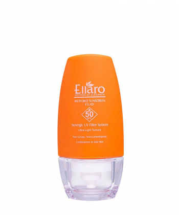 فلوئید ضد آفتاب الارو Ellaro مدل SPF50 Wetforce مناسب پوست چرب و مختلط حجم 50 میلی لیتر